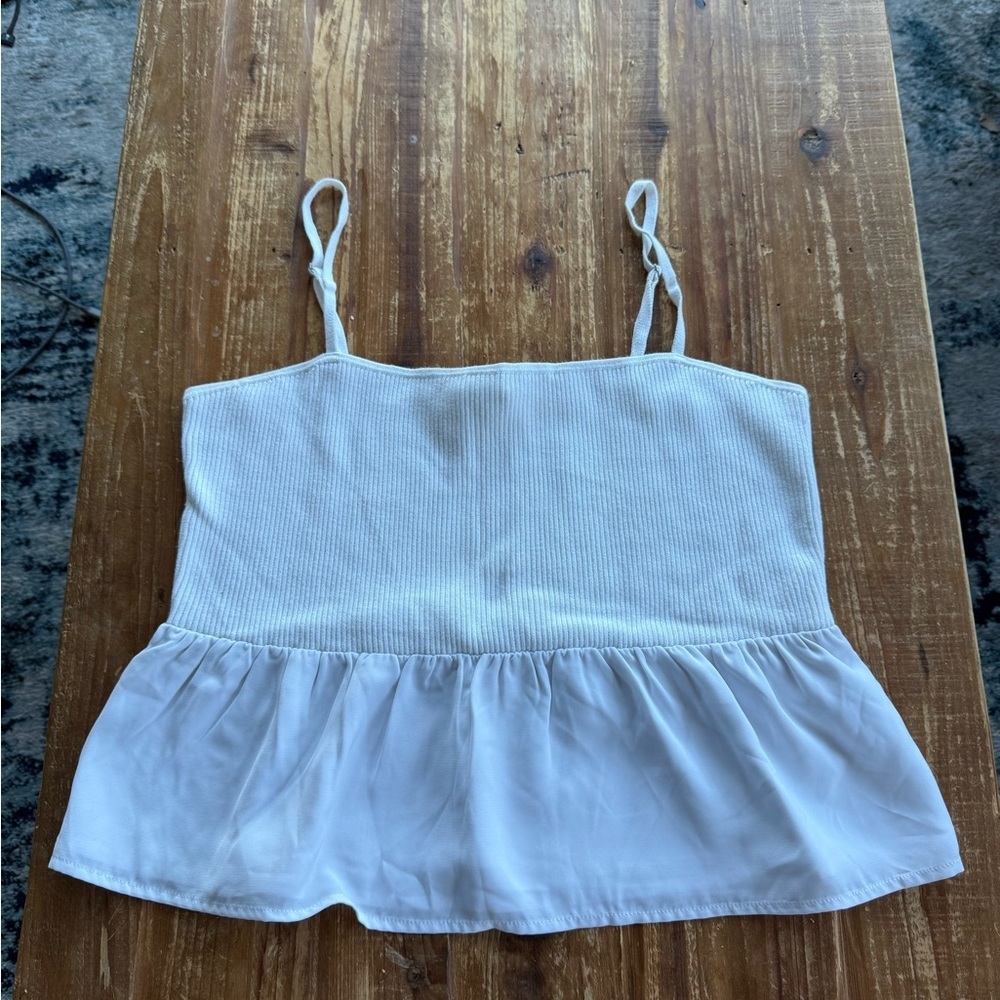 Abercrombie & Fitch Peplum tank top